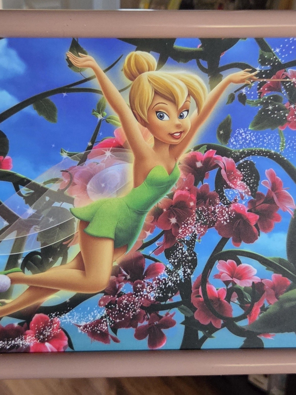 Tinker Bell Artwork - Green Dress Fairy Print
